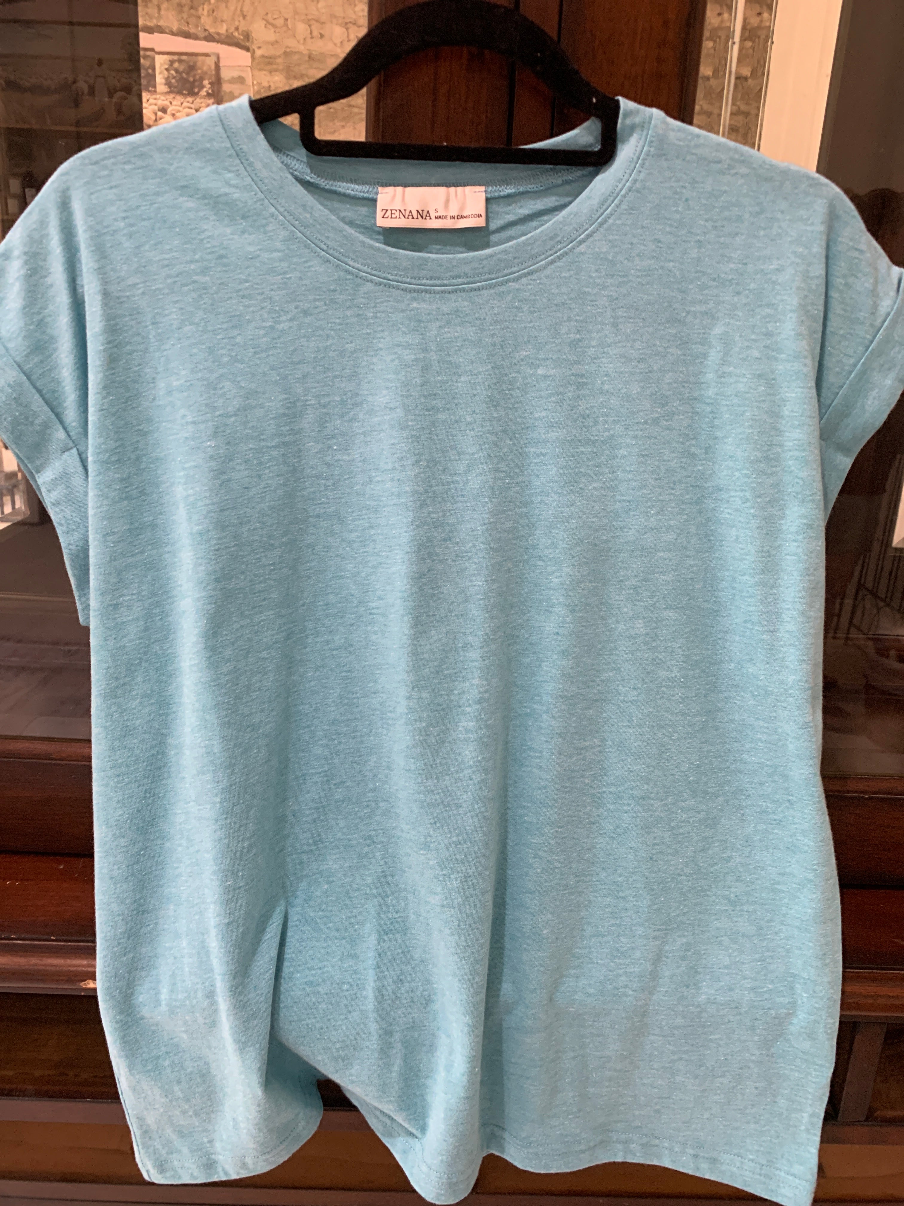 Round Neck Short Sleeve S M L