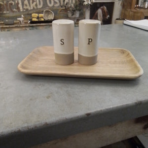 Stoneware Salt & Pepper