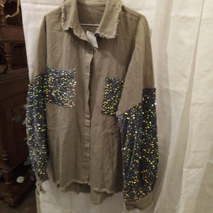 Green Sequin Jacket
