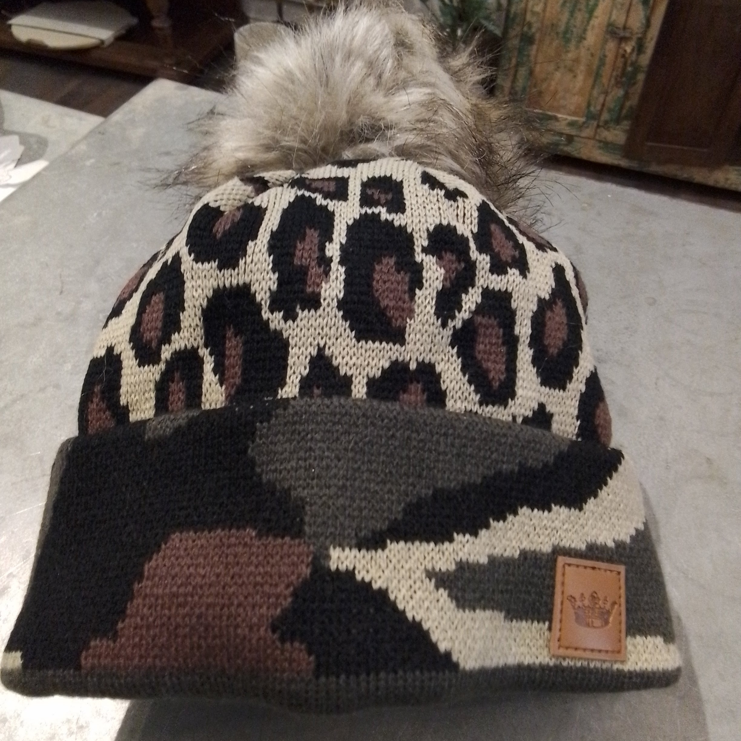 Leopard Beanie