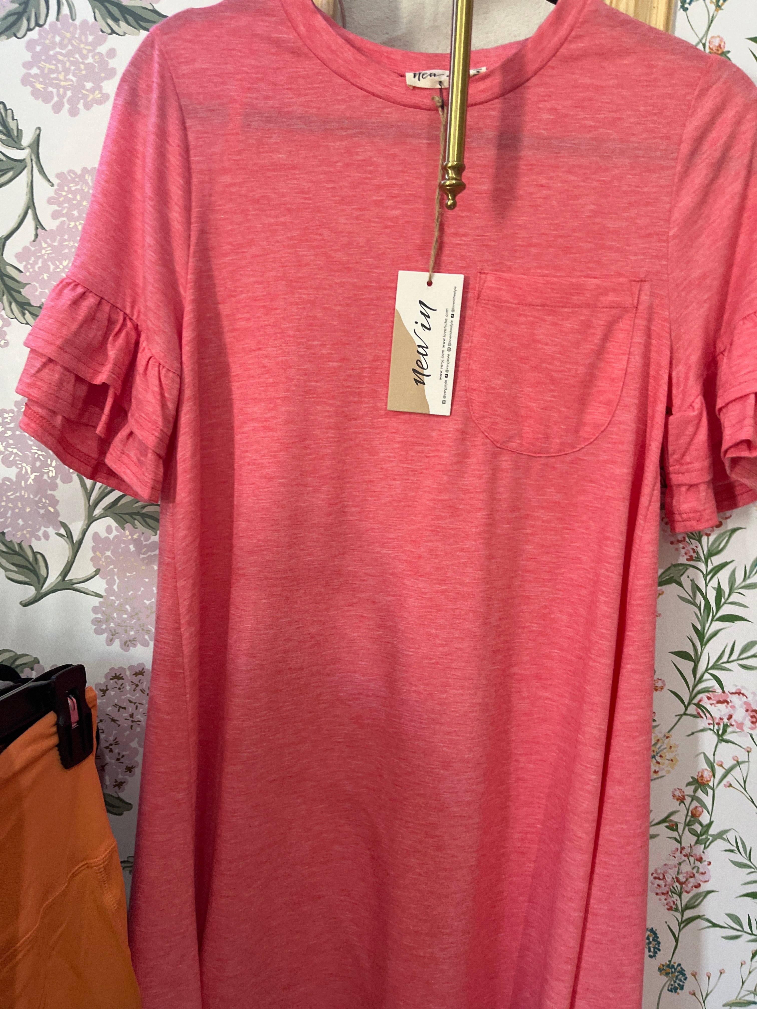 Pink T-Shirt Dress