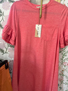 Pink T-Shirt Dress