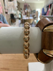 Beaded Gold Bangle