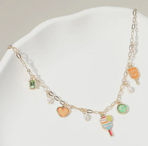 Pickleball Charm Necklace