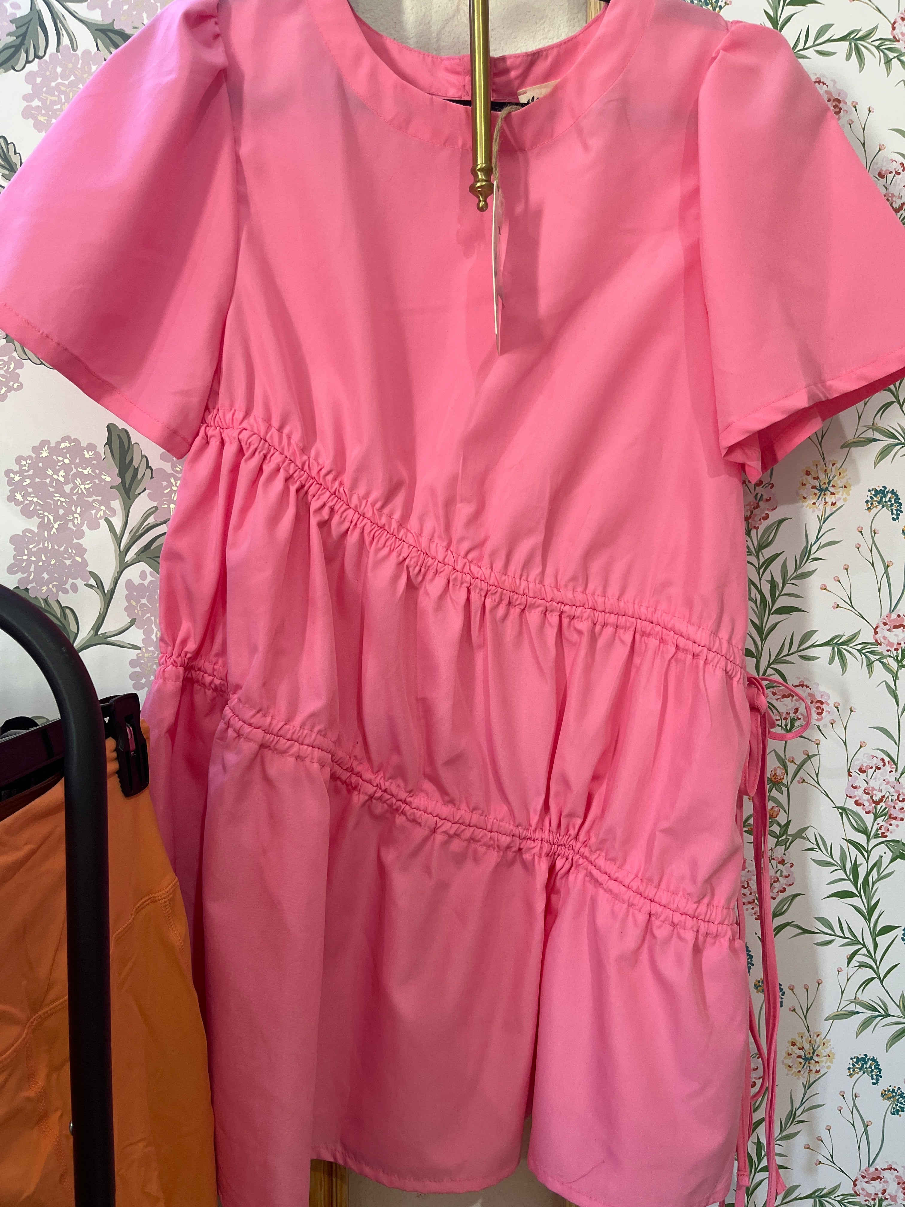 Pink A-Symmetrical Dress