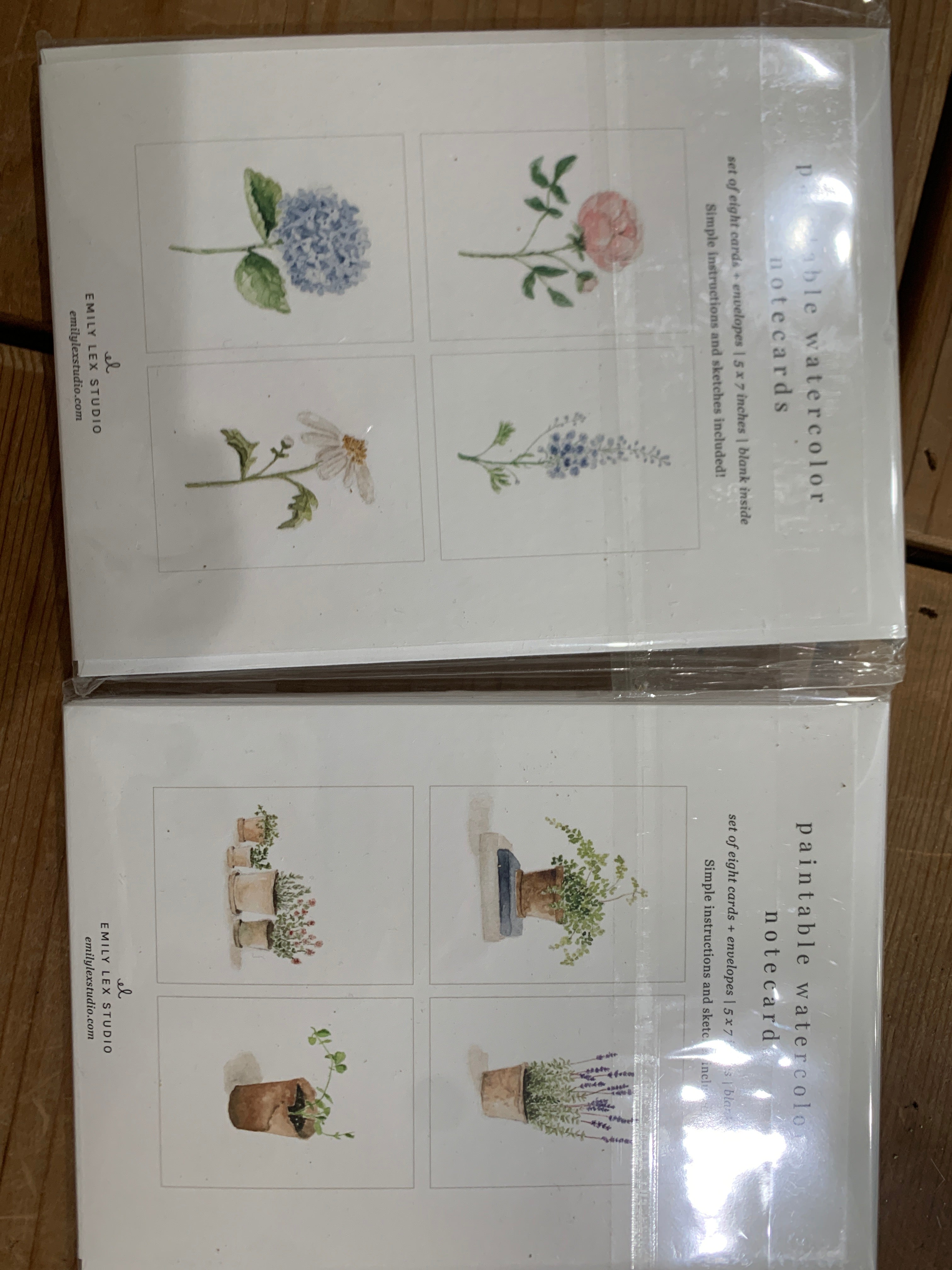 Watercolor Paintable Cards