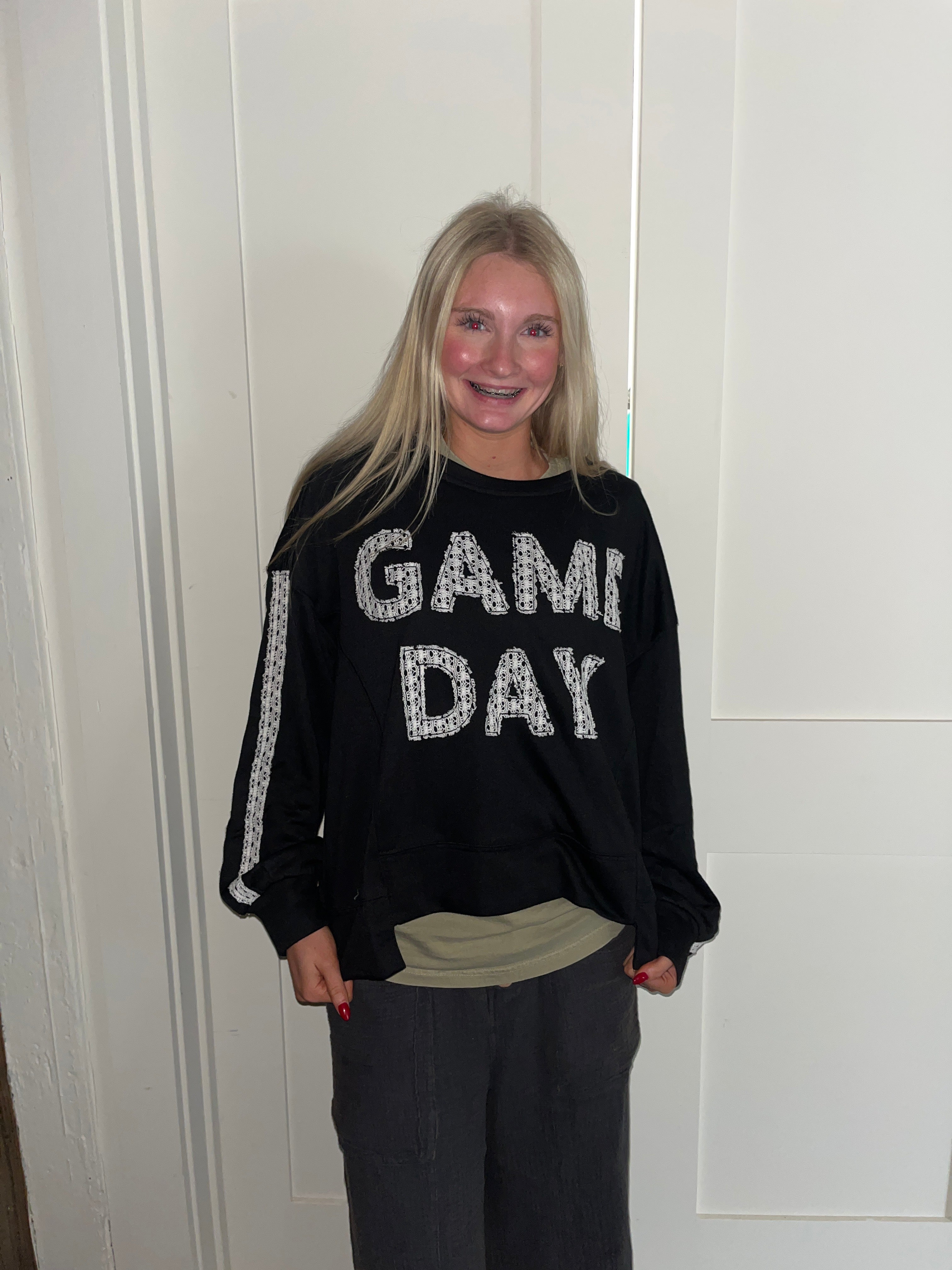 BLACK game day long sleeve