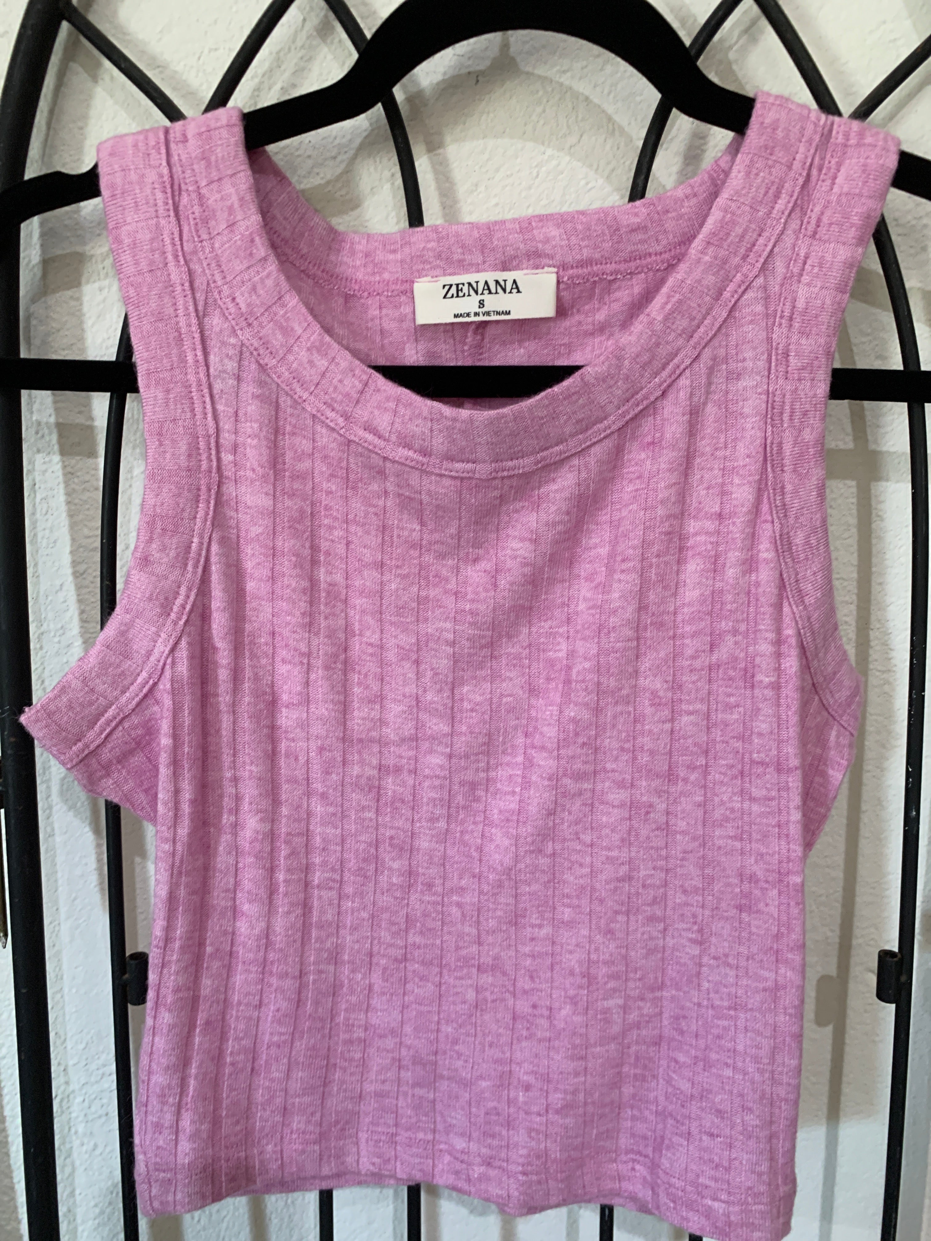 Ribbed Tank S M L