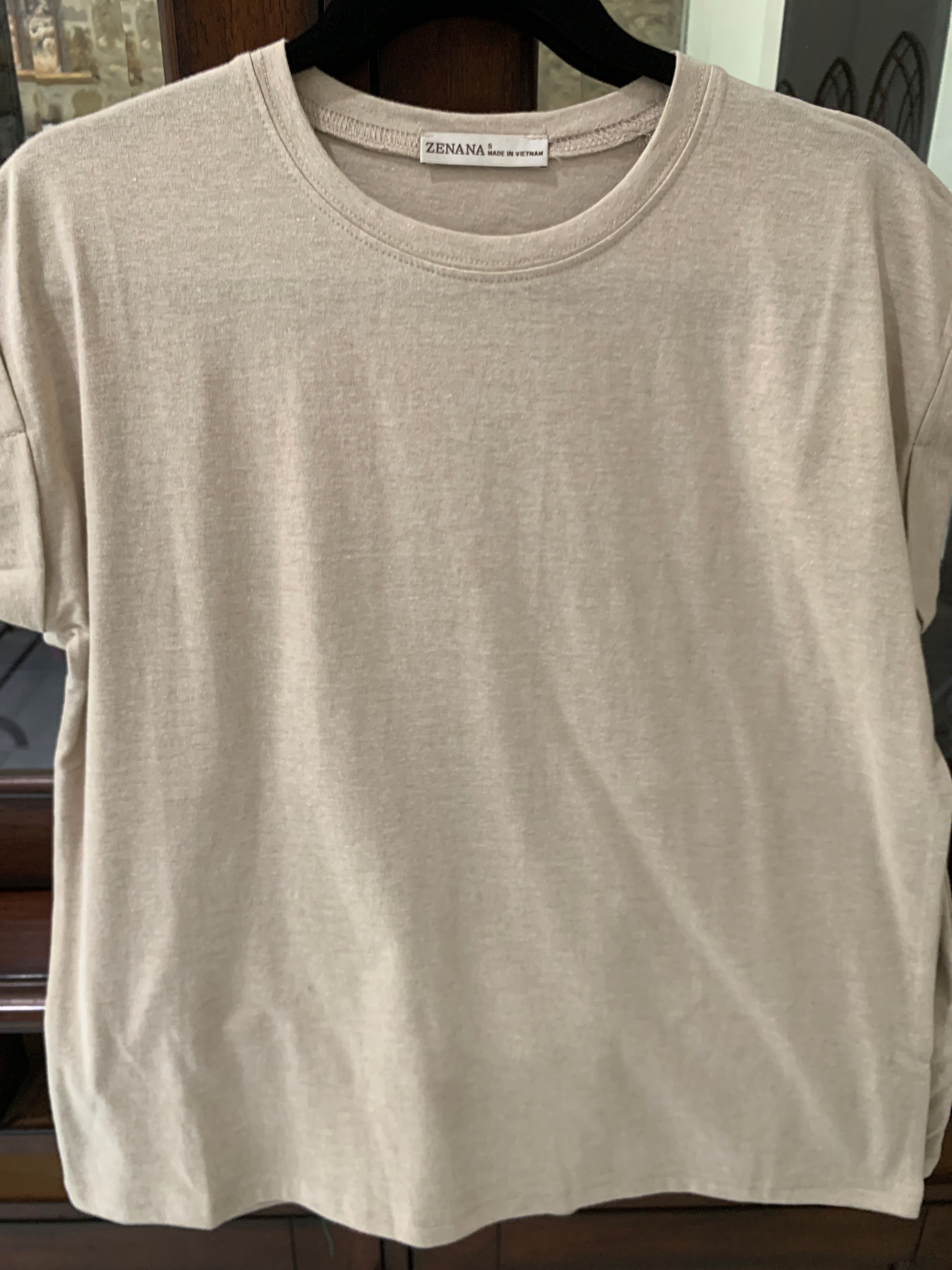 Round Neck Short Sleeve S M L