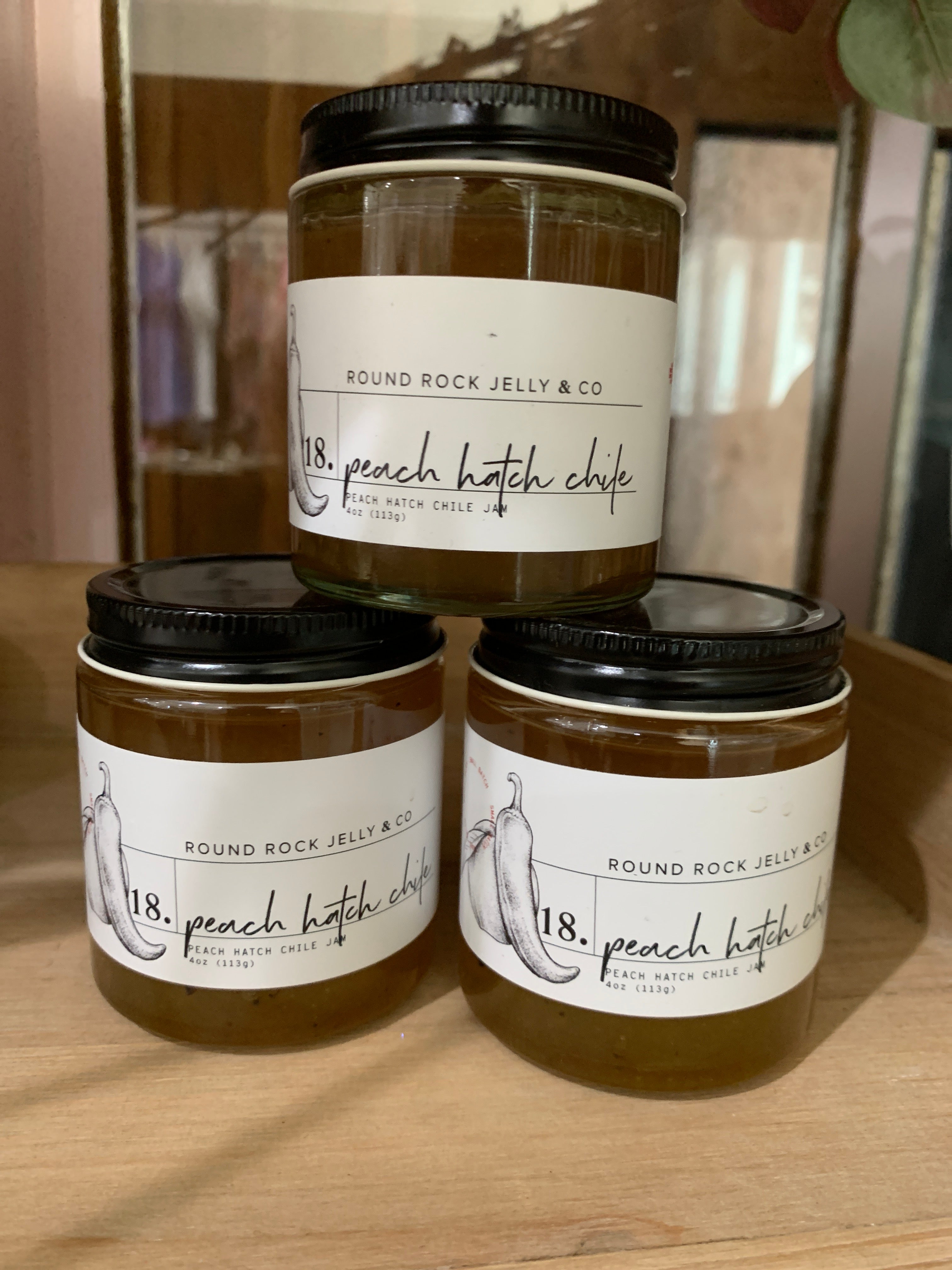 Peach Hatch Chile Jam