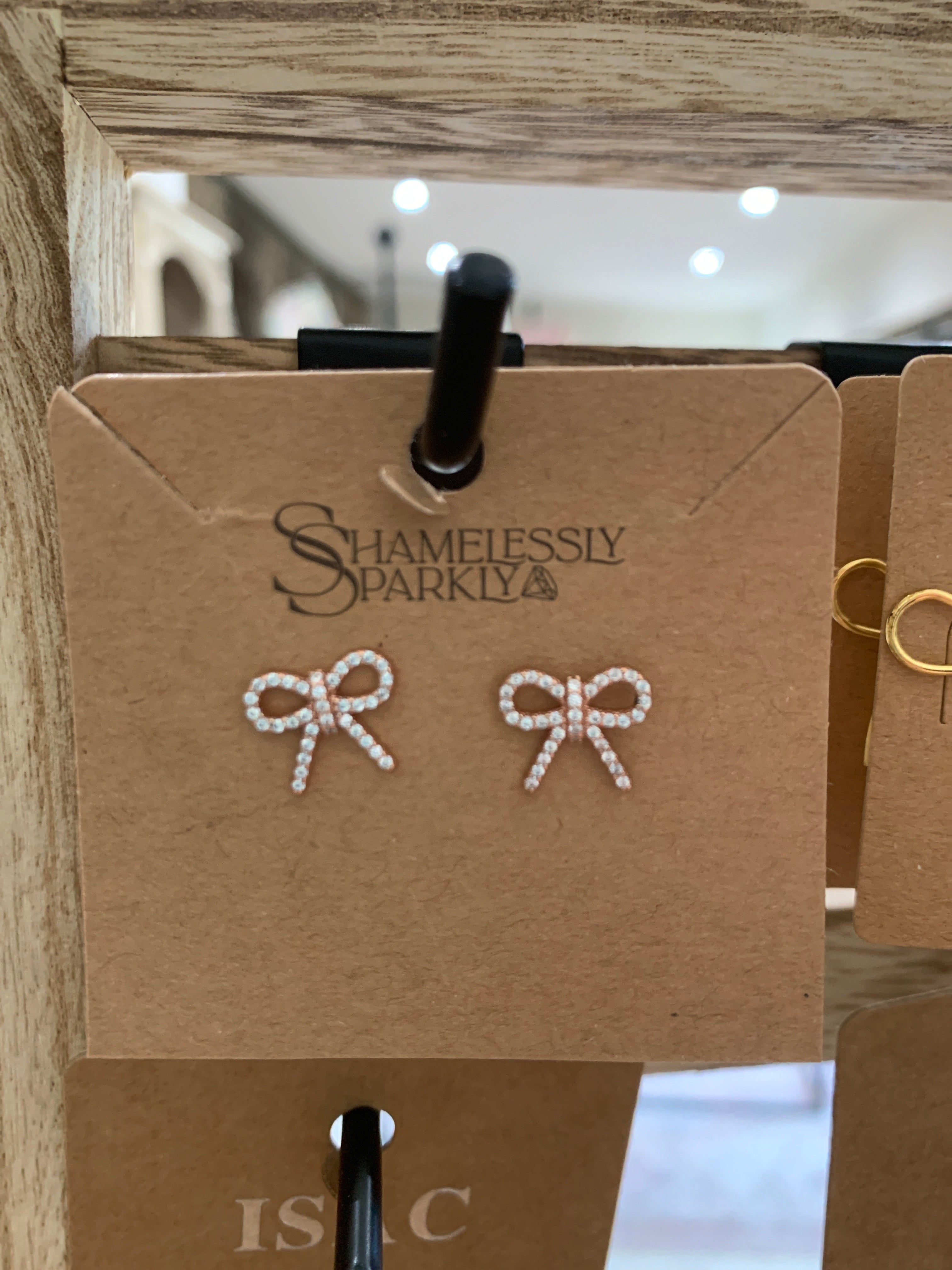 Rose Gold Bow Earring