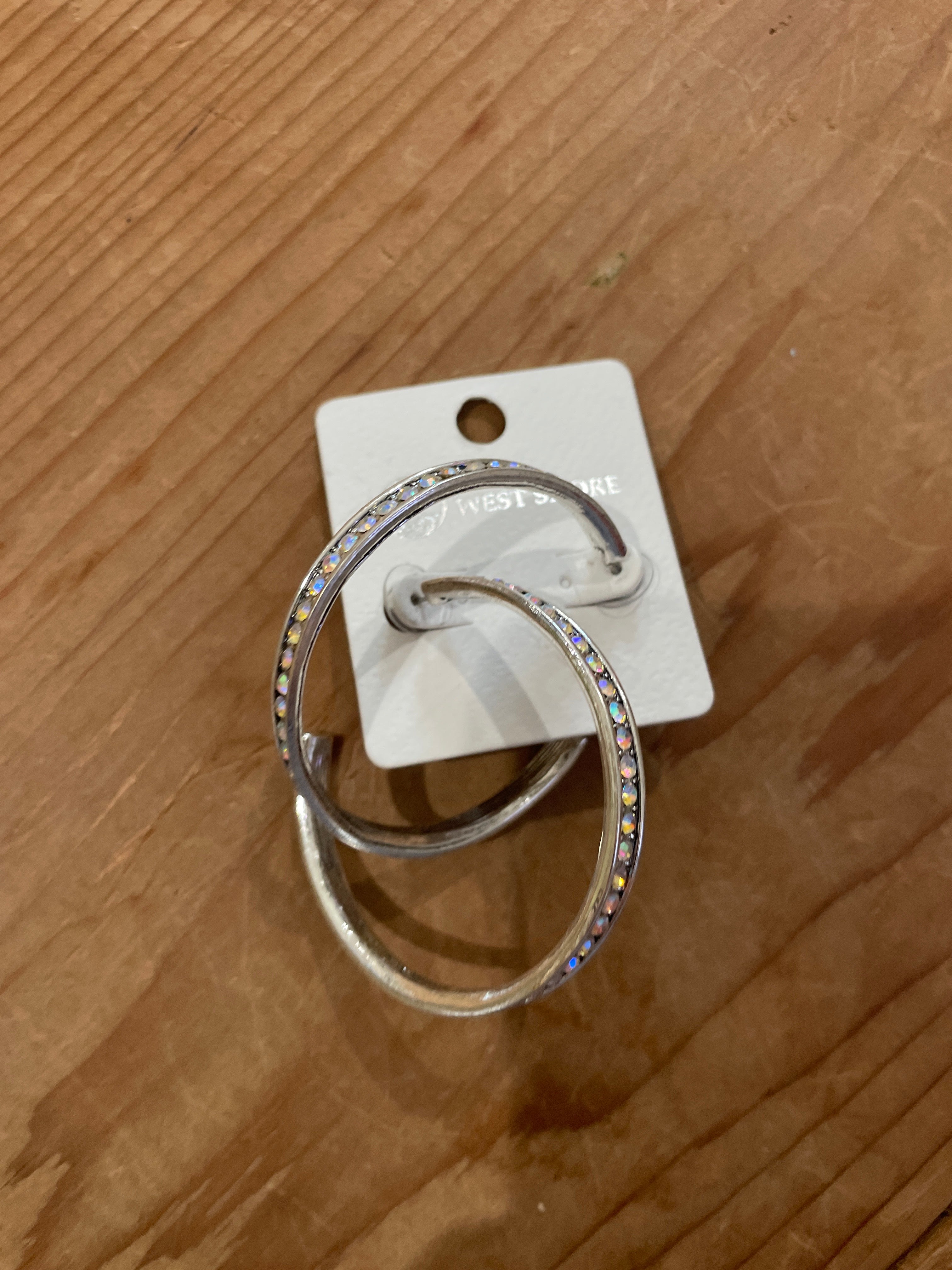 Silver Bling Earrings