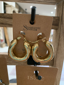 Chunky Gold Hoop