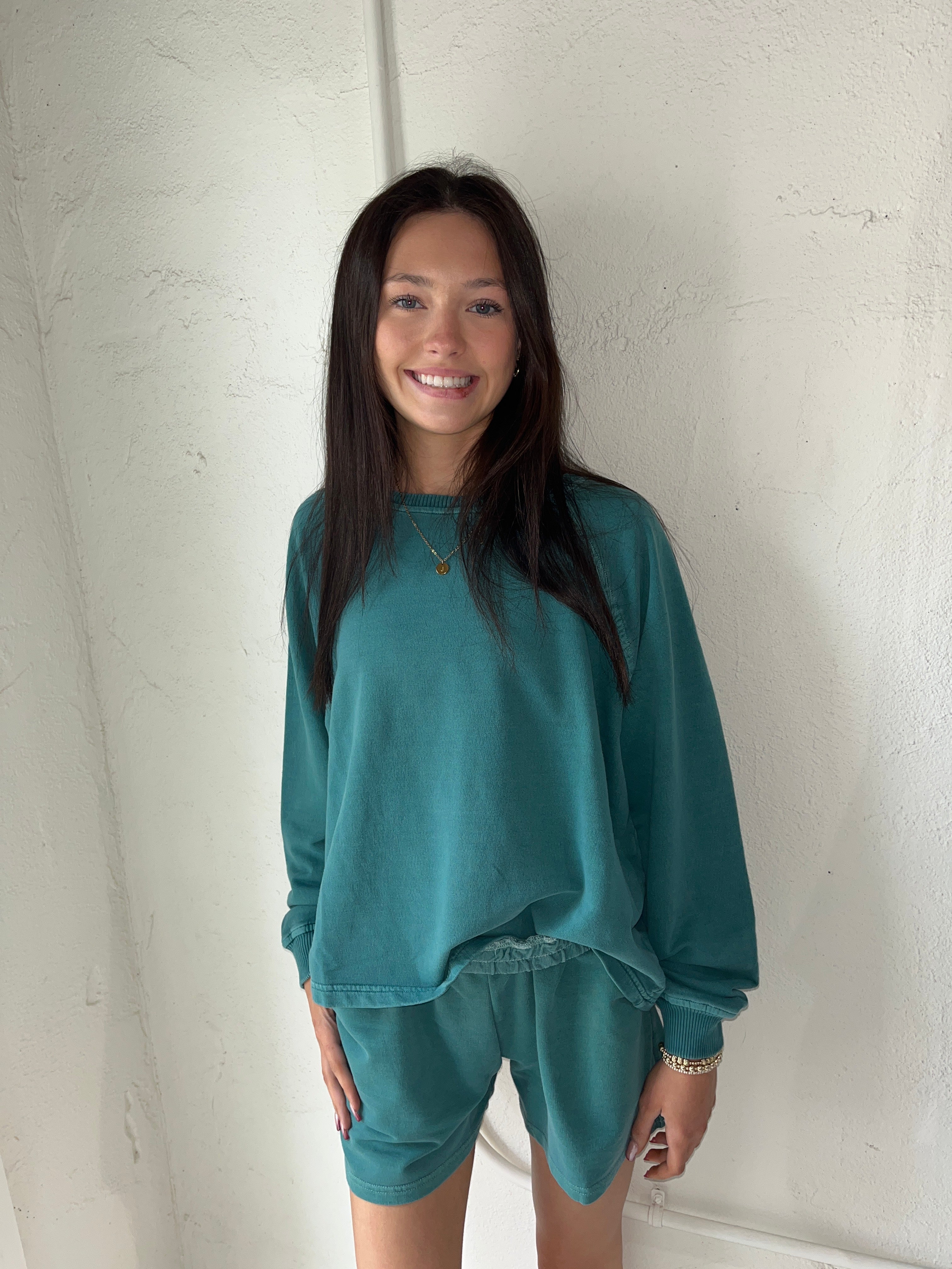 Scuba Sweat Short Set- Green