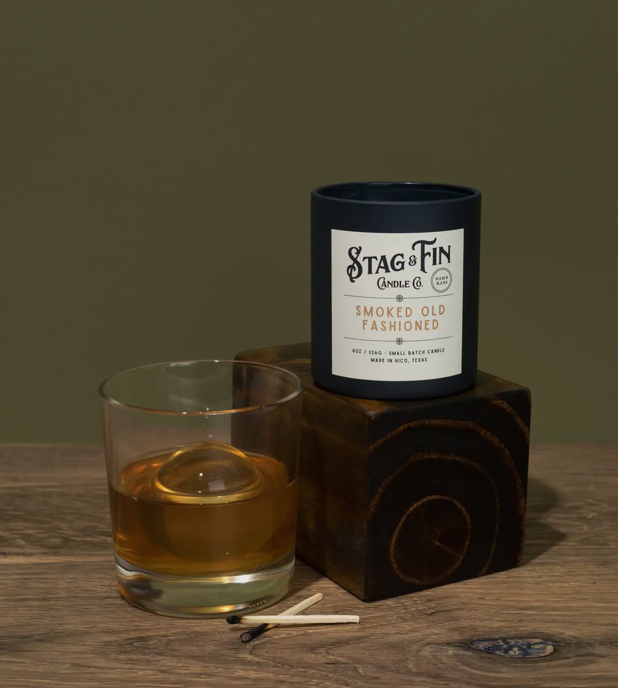Stag & Fin Candle