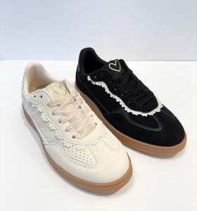 Lace Sneakers- Beige