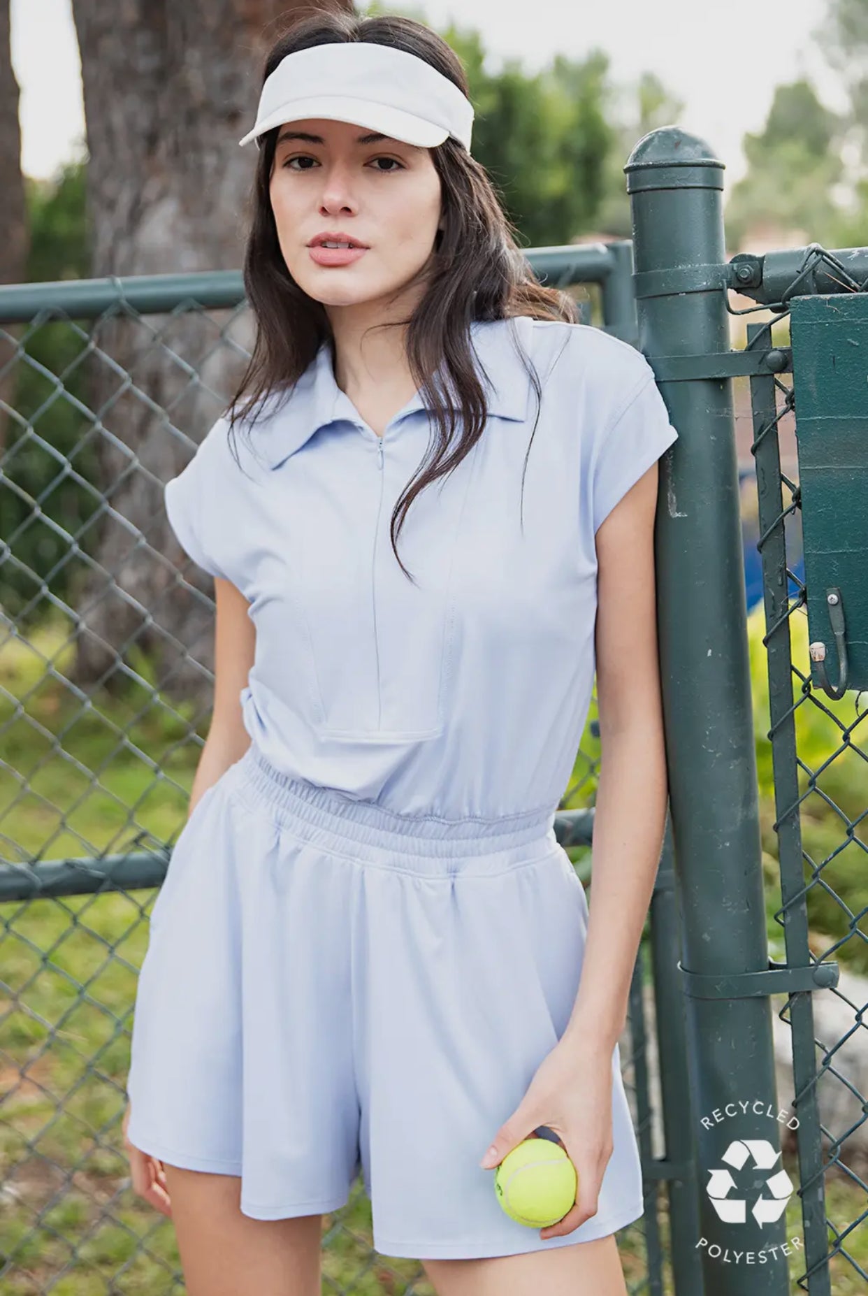 Sporty Romper-Blue