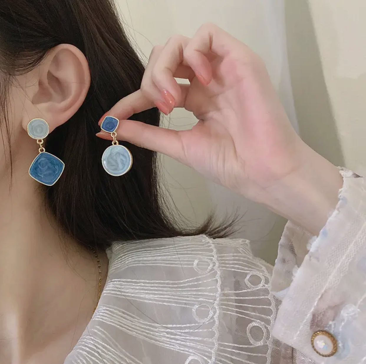 Mismatched Dangle Earrings