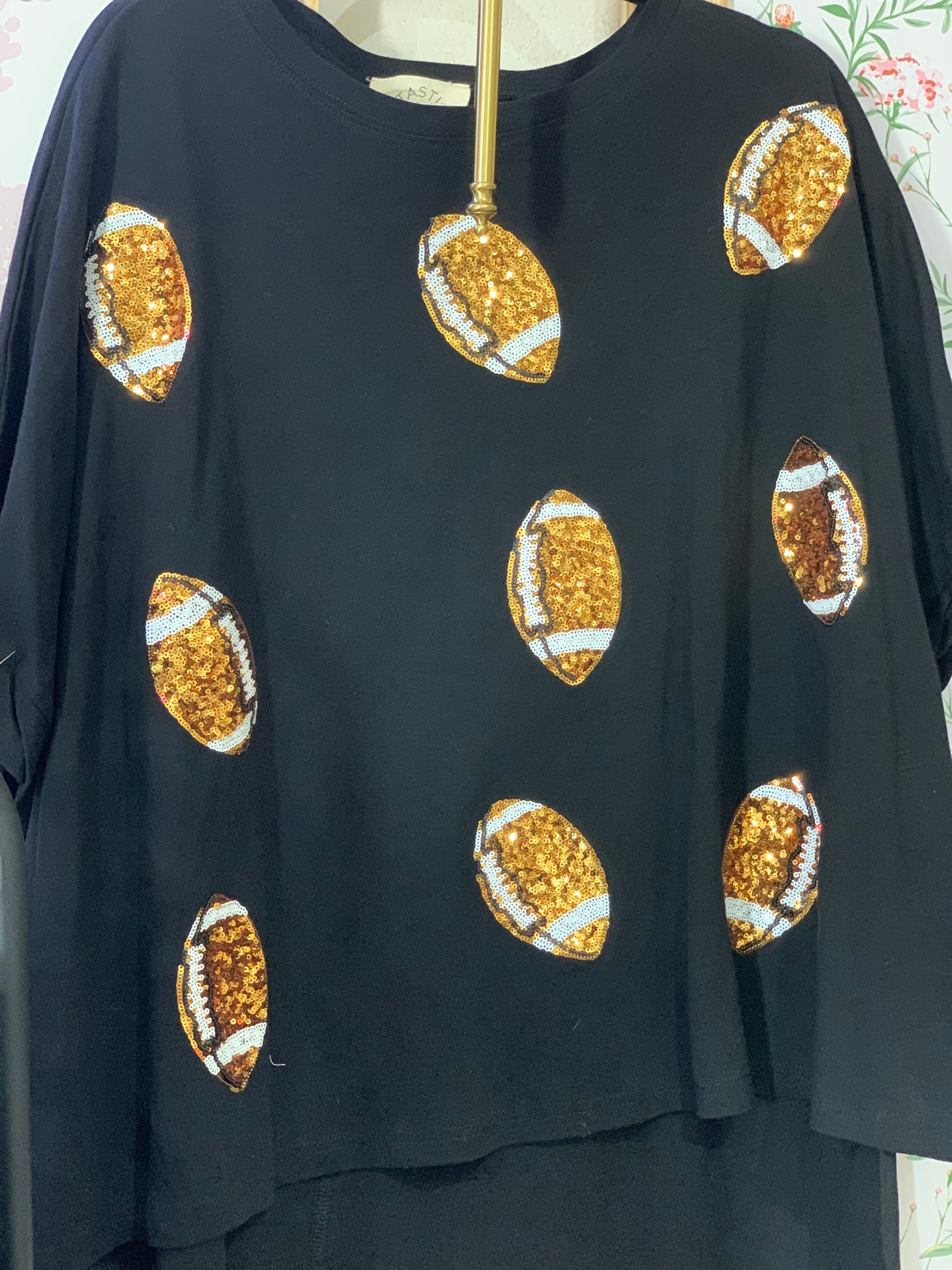 Gold Sequin FB Top