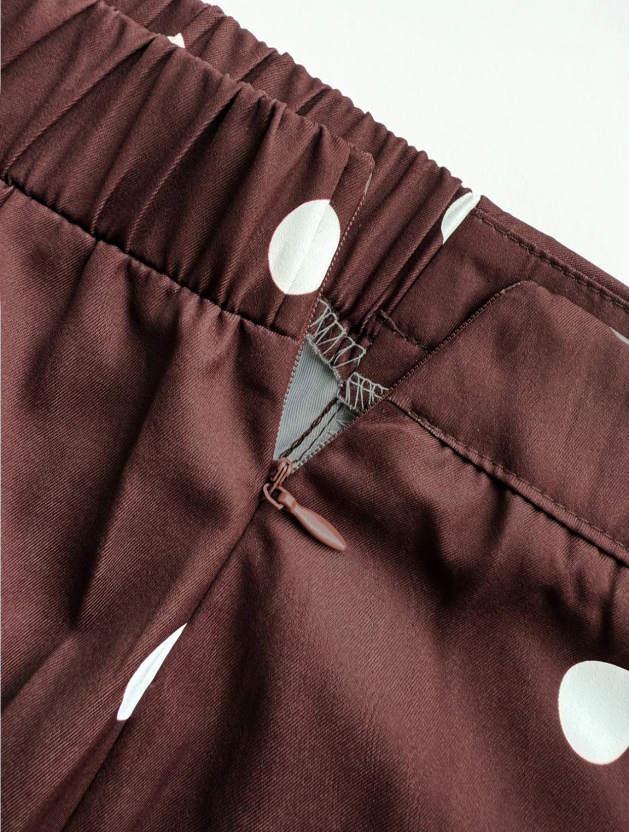 Chocolate Brown Polka Dot Pants