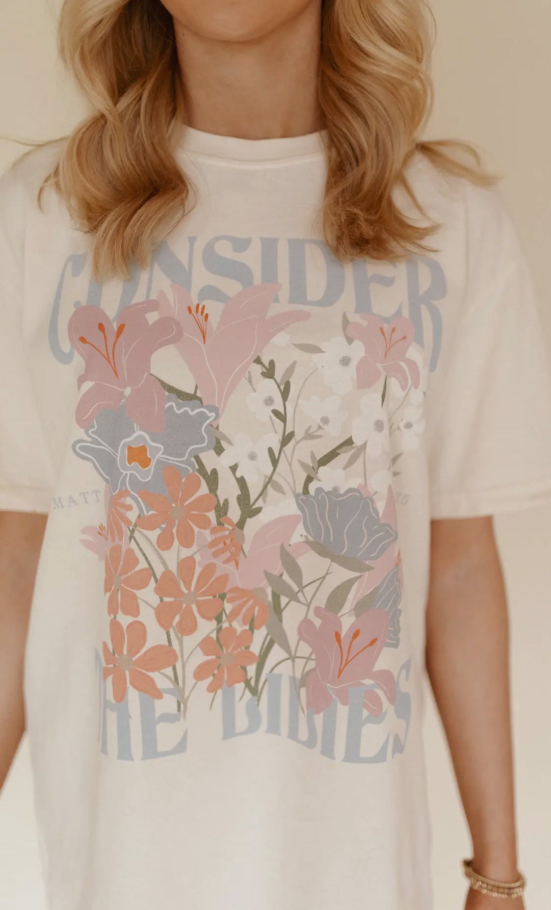 Consider the Lillies Tee 2XL