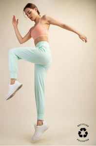 Butter Joggers- Soft Green