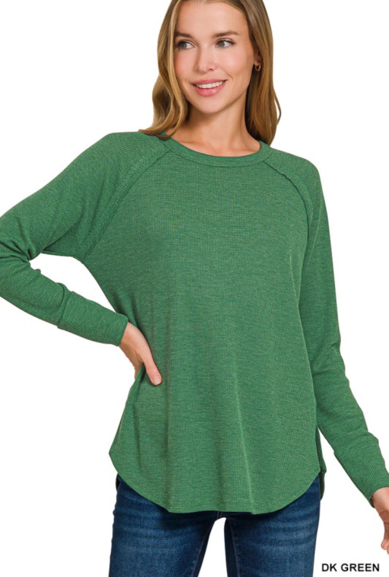 Waffle Knit Lg Sleeve- S M L XL