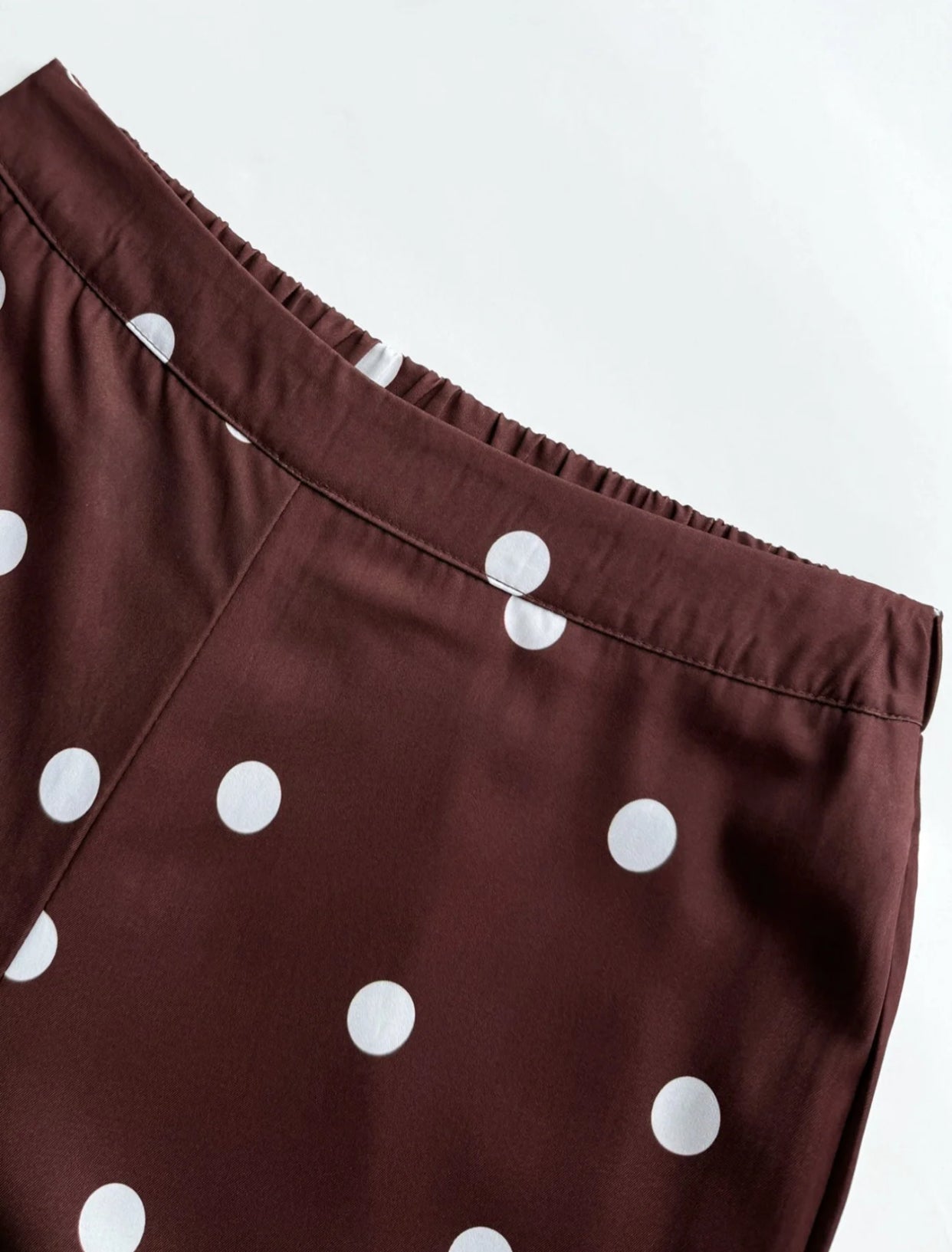 Chocolate Brown Polka Dot Pants