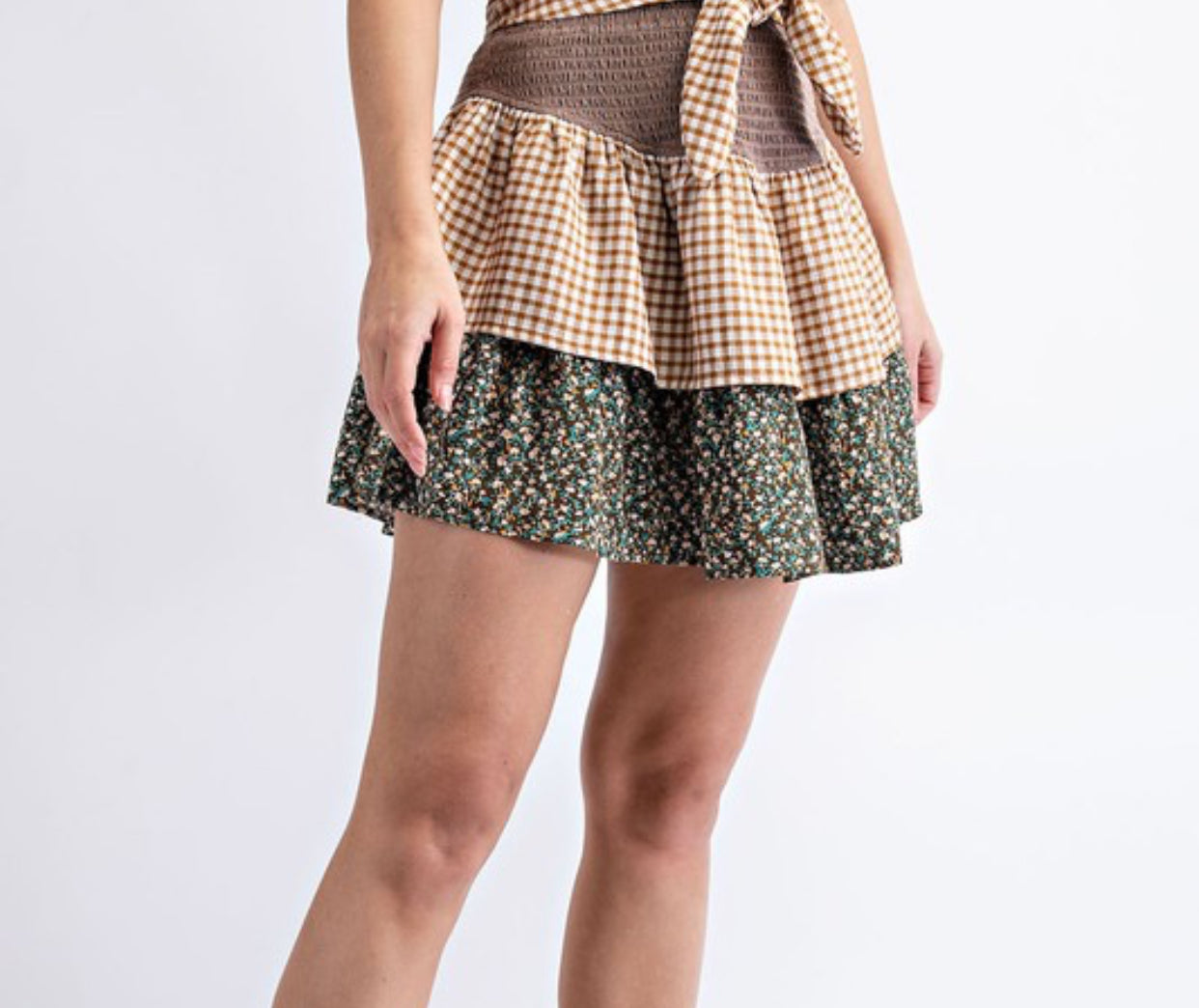 Mixed Print Skirt- S M L