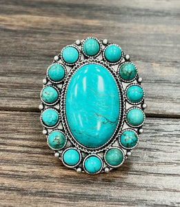 Turquoise Ring- Oval