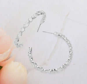 Silver Bling Earring
