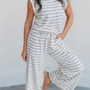 Blue/White Striped Set S M L XL