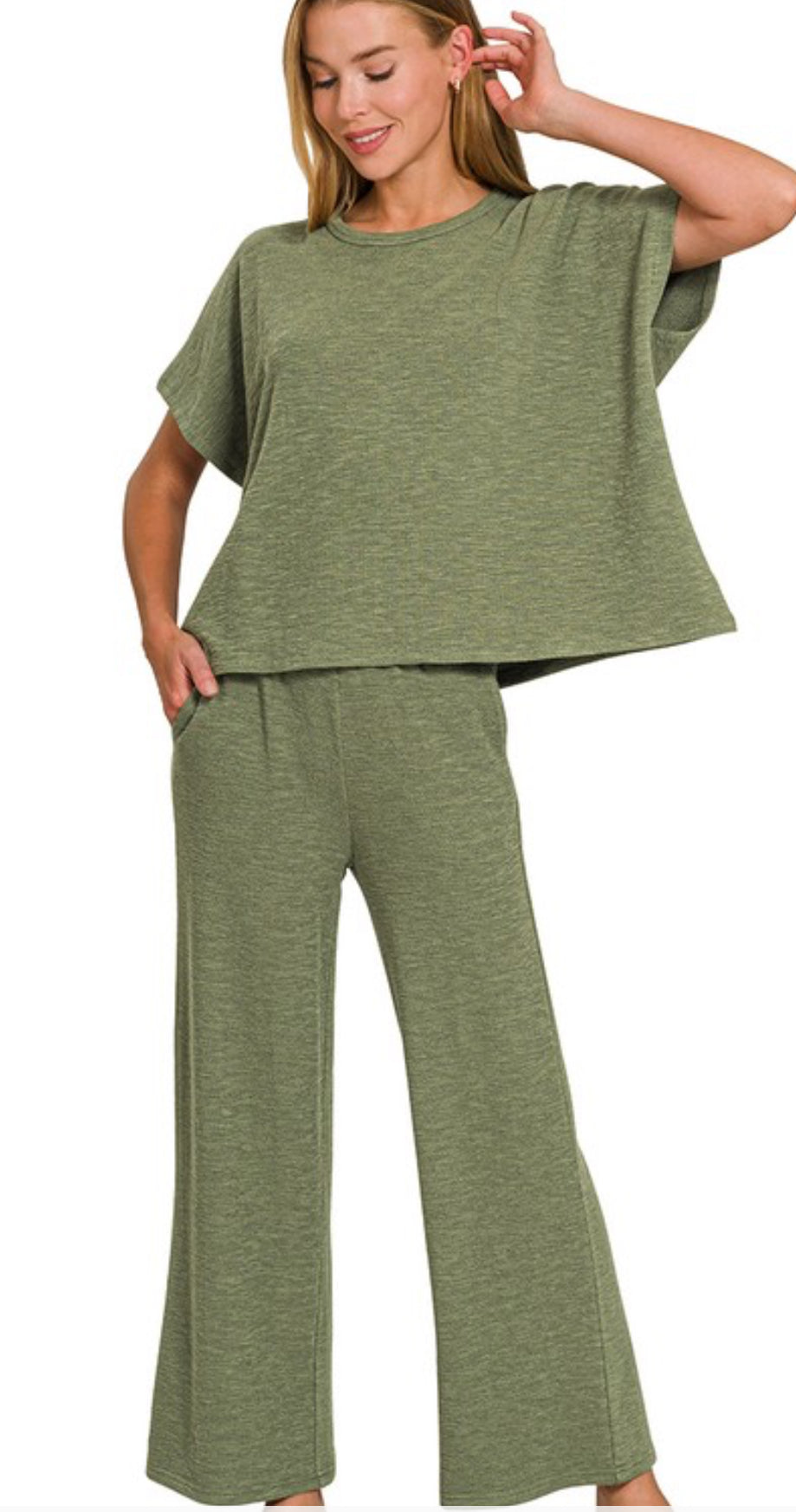 Olive Cotton Set- S M L