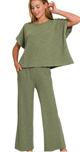 Olive Cotton Set- S M L