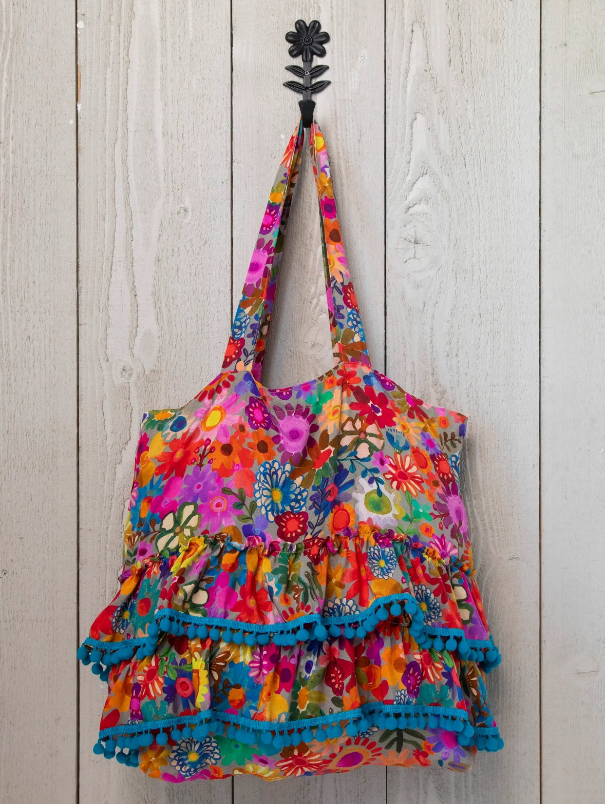 Ruffle Shoulder Bag- Rainbow