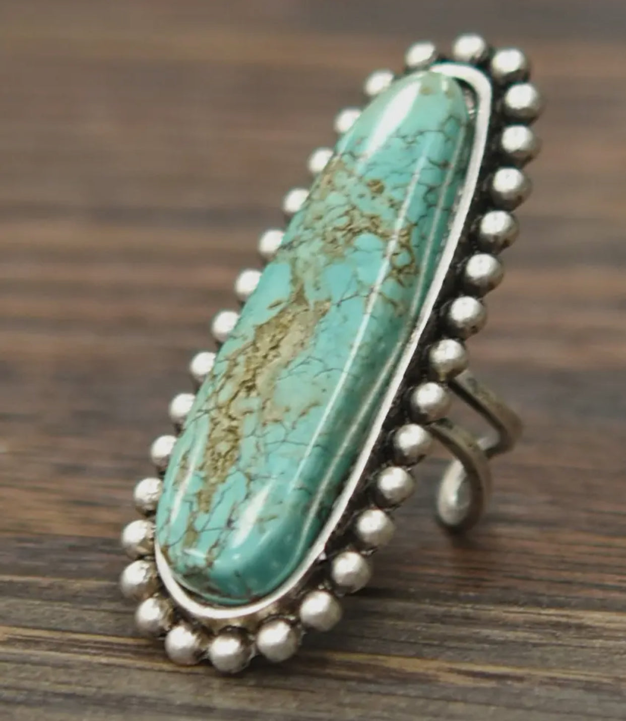 Turquoise Ring- Oblong