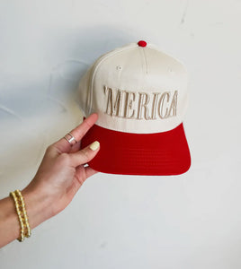 ‘Merica Embroidered Cap