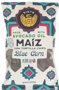 Siete- Blue Maiz Chips