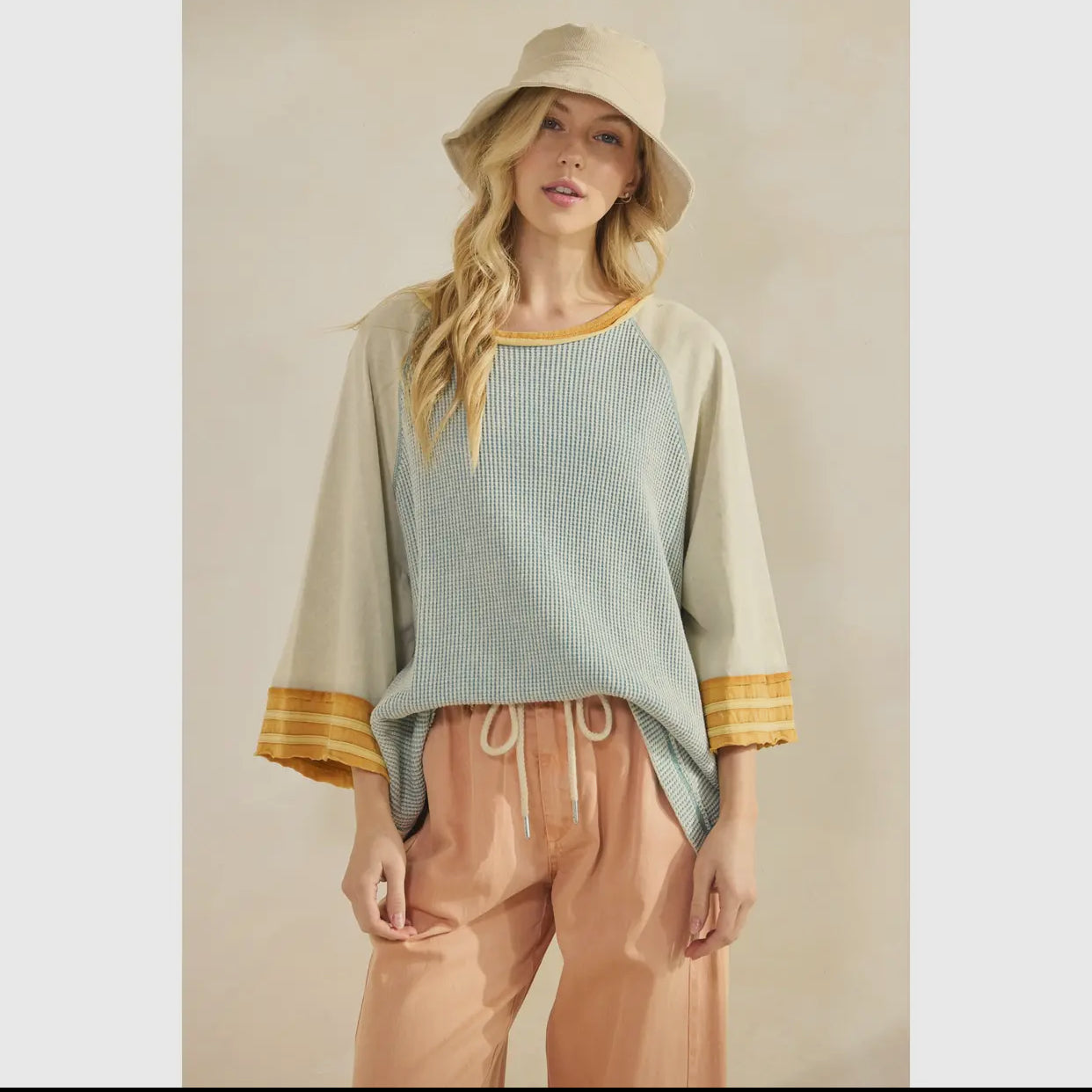Boho Waffle Knit- S M L