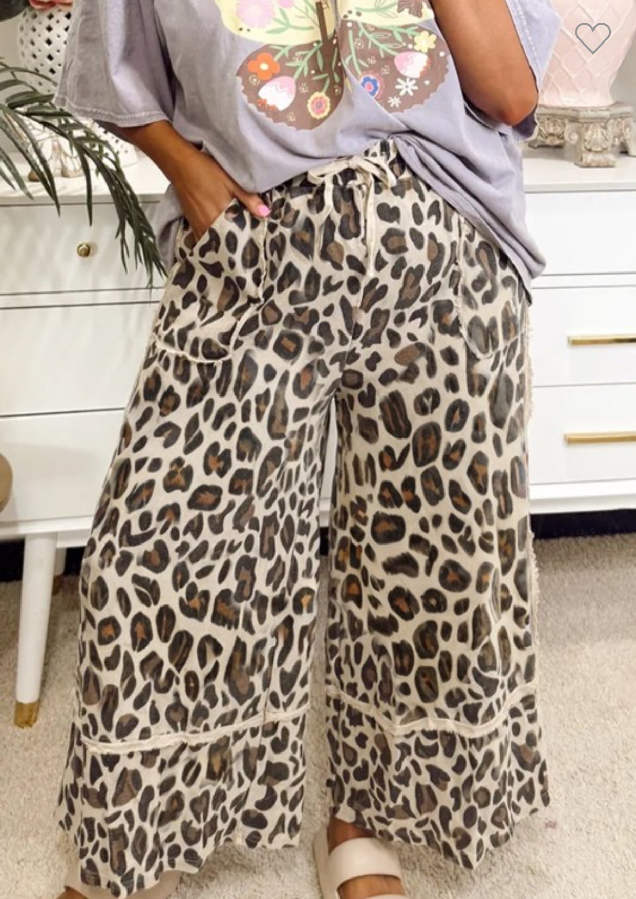 Leopard Crop Pant- S M L XL