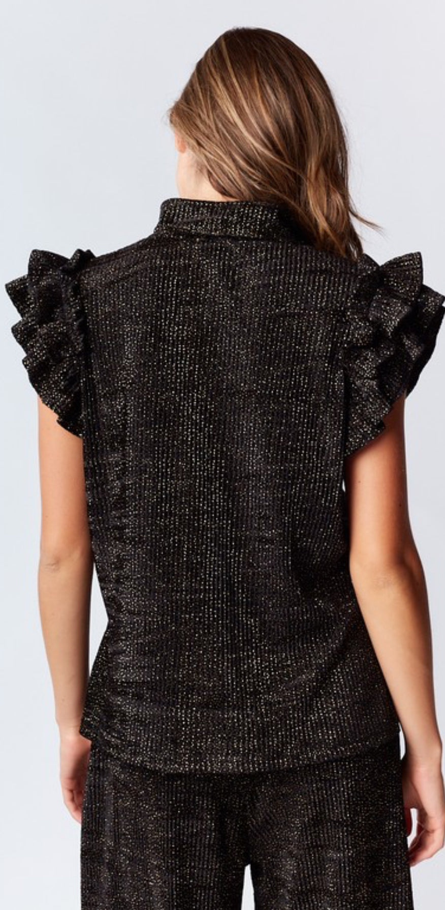 Black Glitter Knit Set