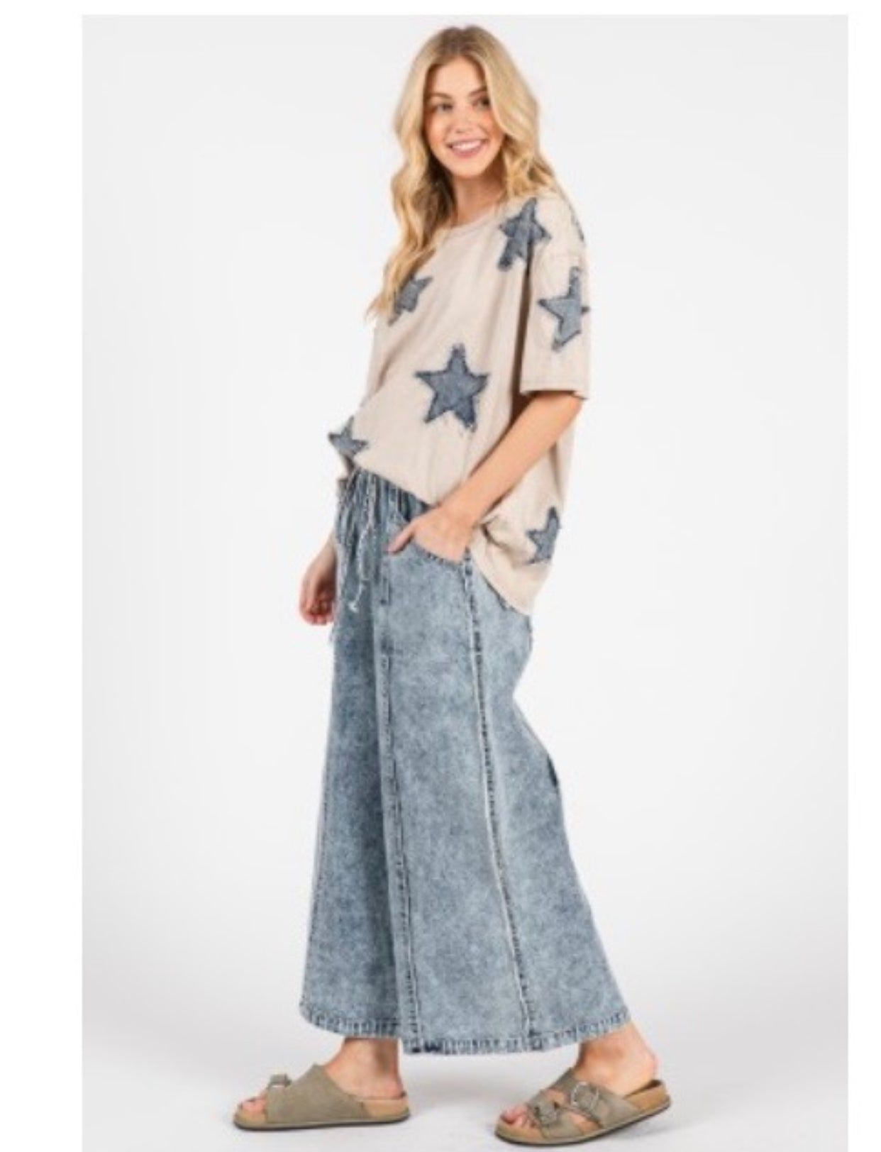 Drawstring Jeans- S M L