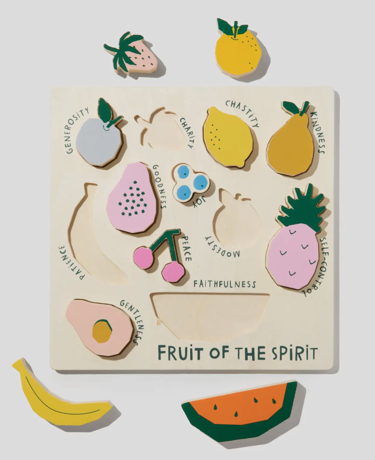 Fruits of the Spirit Wood Puzzle