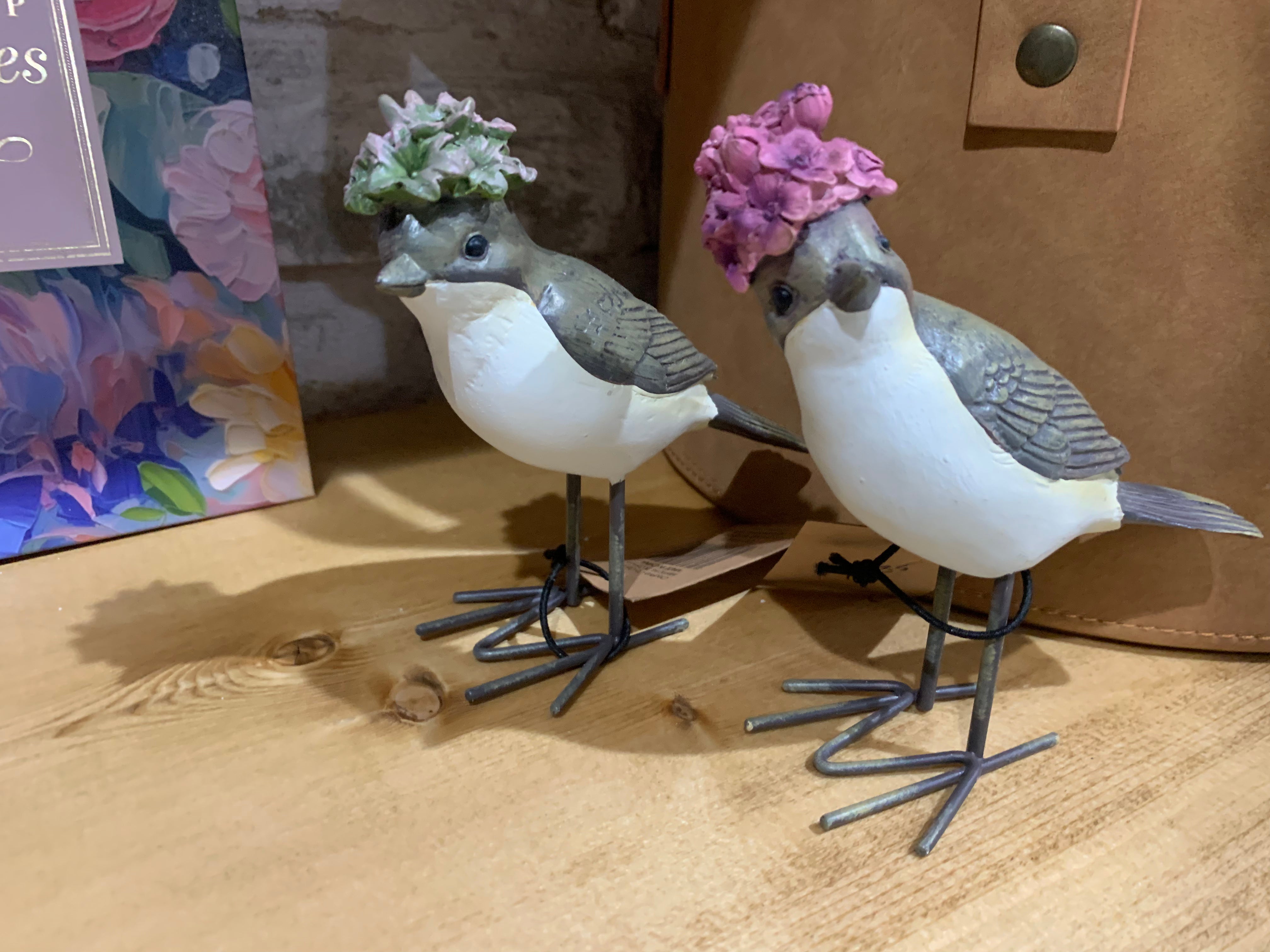 Birds with Florals