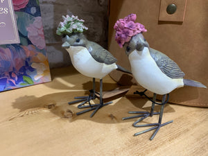 Birds with Florals