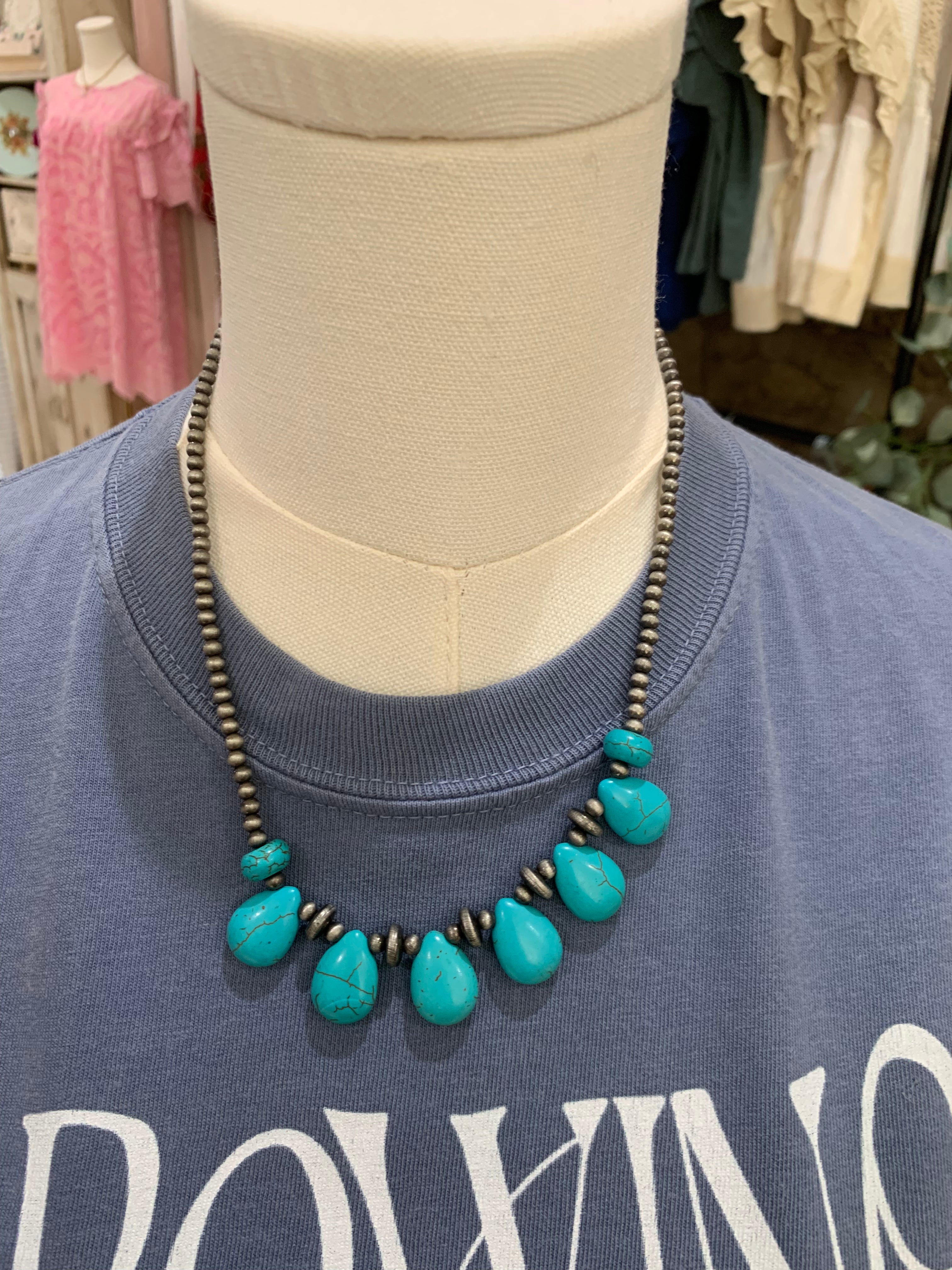 Navajo Pearls and Turquoise