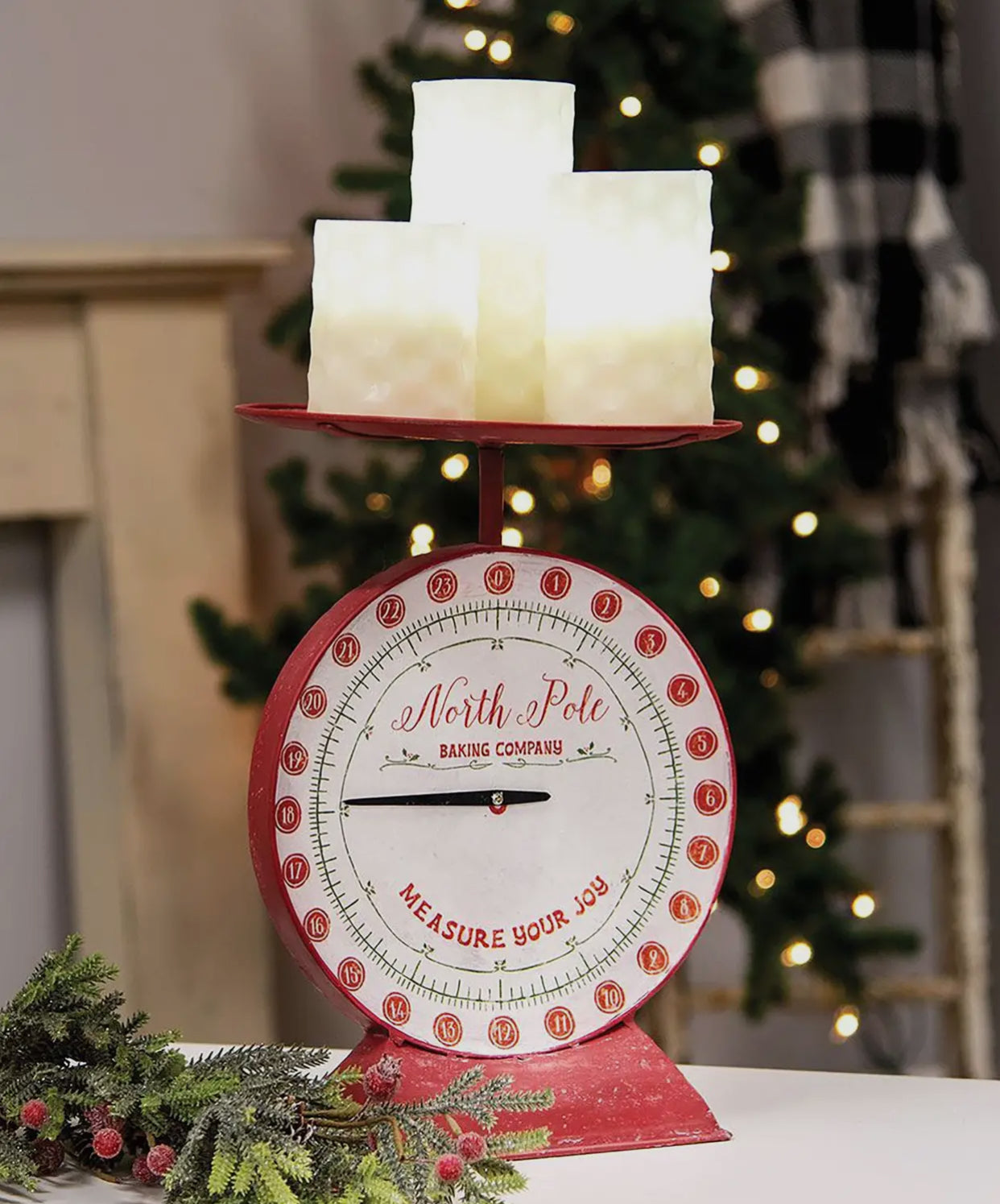 North Pole Baking Metal Scale