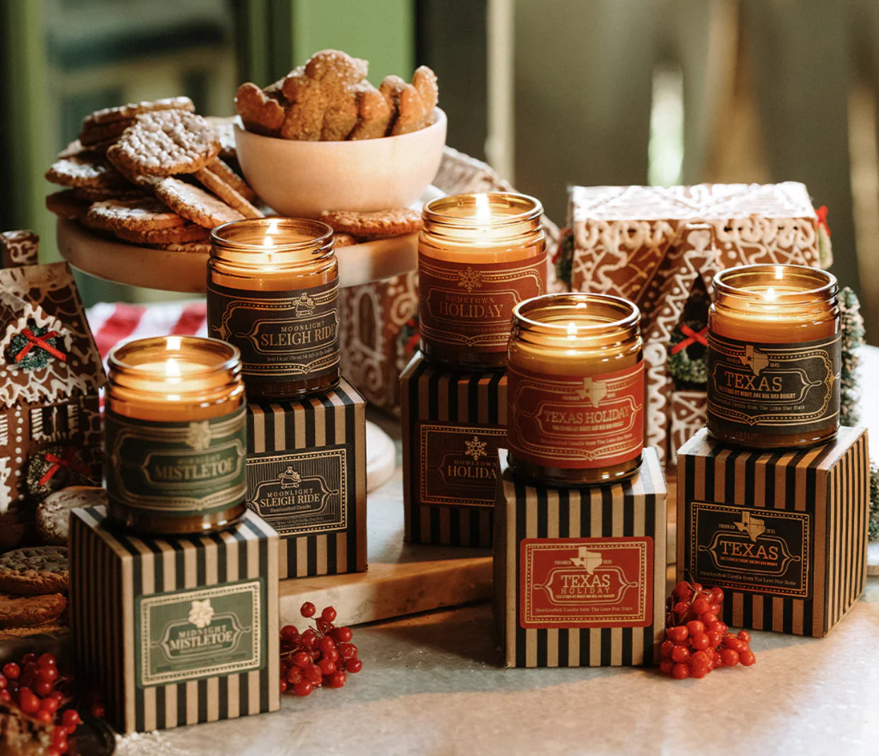 Jackson Vaughn Candle-Texas Holiday