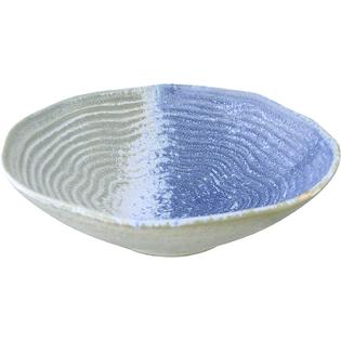 AH1168   Round Stoneware Serving Reactive Glaze Finish Bowl