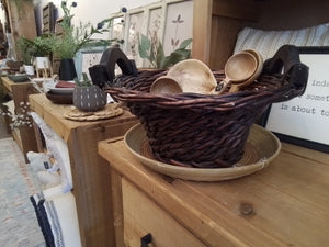 LARGE WICKER BASKET